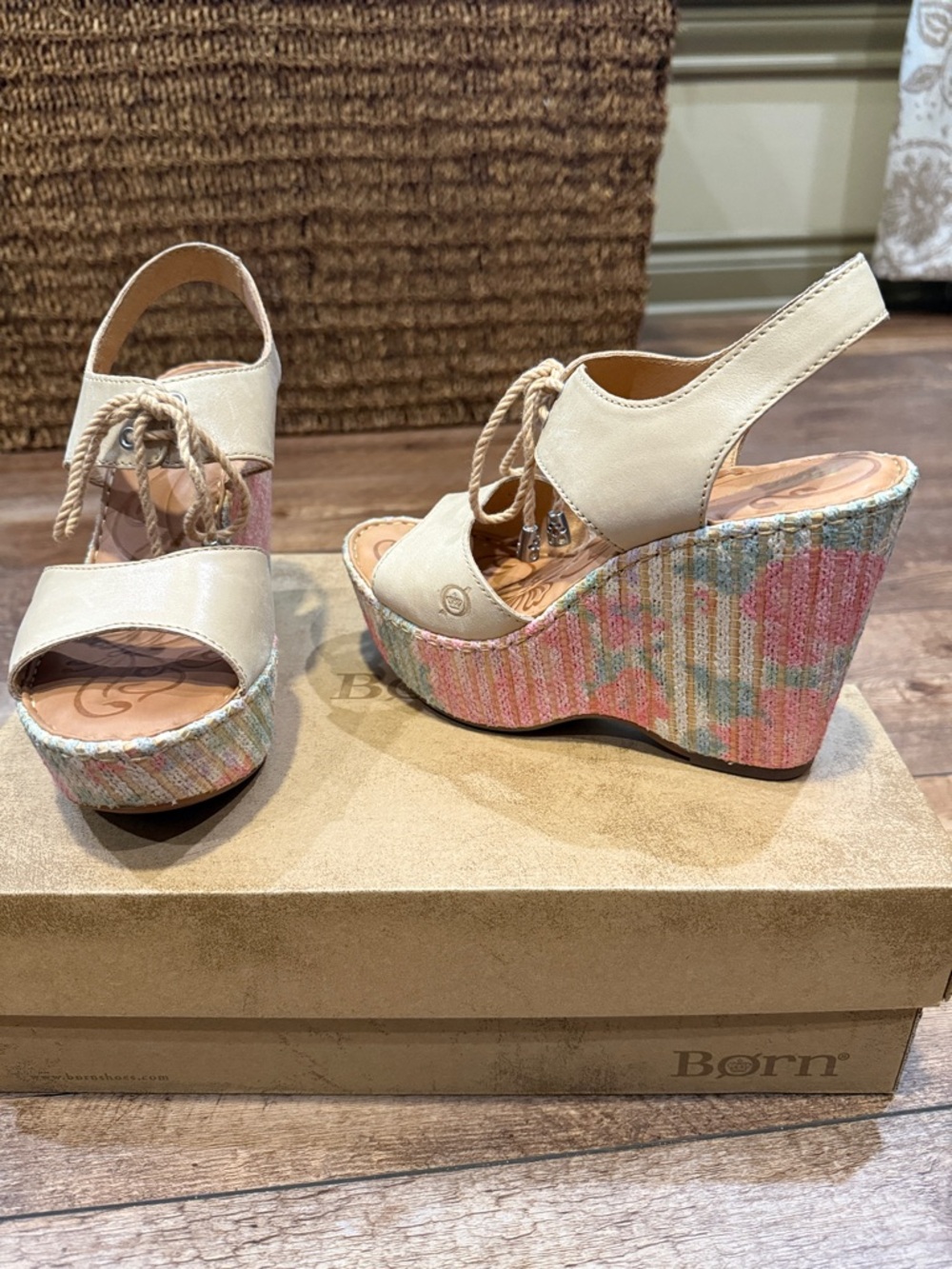 Born Madrid Wedge Sandals
